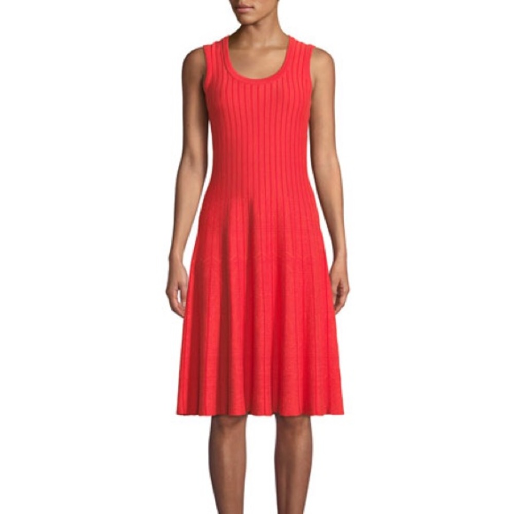 NIC+ZOE Scoop Neck Sleeveless Fit & Flare Dress